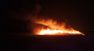 Fogo em canavial assusta moradores dos bairros Bem-te-vi em Botucatu