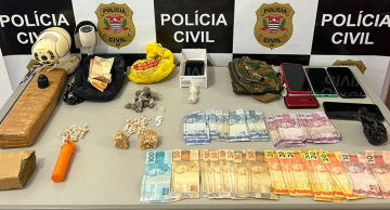 Operação policial apreende grande quantidade de drogas em assentamento irregular de Itatinga