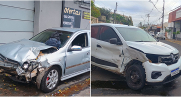 Uma pessoa fica ferida em acidente na Amando de Barros em Botucatu Uma pessoa fica ferida em acidente na Amando de Barros em Botucatu