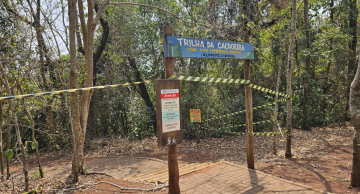 Visita à Cachoeira da Marta em Botucatu está impedida após vandalismo no local