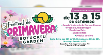 5º Festival da Primavera da Botucatu Garden tem início nesta sexta-feira