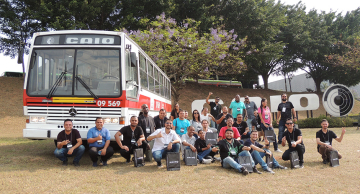 Caio realiza encontro de admiradores de ônibus em Botucatu