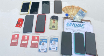 BAEP prende falsos recenseadores do IBGE em Botucatu após golpe contra clientes de um banco