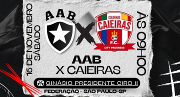 AAB disputa neste sábado (16) a final do Campeonato Estadual de Futsal