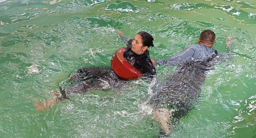 Bombeiros e Defesa Civil realizam treinamento de Salvamento Aquático em Botucatu