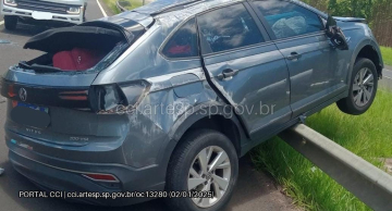 Motorista morre em capotamento na Rodovia Marechal Rondon em Lençóis Paulista