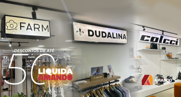Shopping Amando realiza liquidação com descontos de até 50% Shopping Amando realiza liquidação com descontos de até 50%