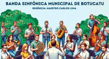 Banda Sinfônica Municipal abre temporada 2025 com concerto na Praça do Bosque