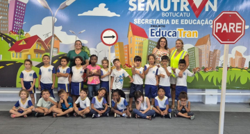 Projeto EducaTran inicia 2025 na Escola Pública de Trânsito em Botucatu