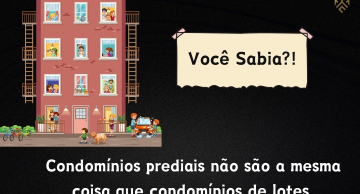 Você Sabia?! Condomínios prediais não são a mesma coisa que condomínios de lotes Você Sabia?! Condomínios prediais não são a mesma coisa que condomínios de lotes