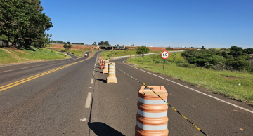 Alça da Rondon que dá acesso à Castelinho em Botucatu é fechada Alça da Rondon que dá acesso à Castelinho em Botucatu é fechada