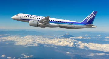 Embraer garante pedido firme de 15 jatos E190-E2 para maior companhia aérea do Japão