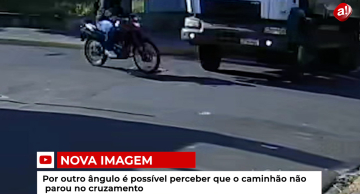 Novo vídeo de acidente fatal mostra que condutor de caminhão não respeitou preferencial