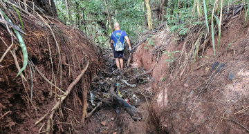Sem galerias para água de chuva, erosões ameaçam o Parque Municipal de Botucatu Sem galerias para água de chuva, erosões ameaçam o Parque Municipal de Botucatu