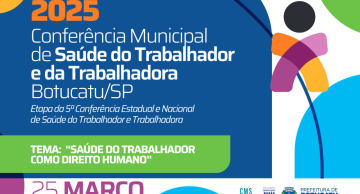1ª Conferência Municipal de Saúde do Trabalhador e Trabalhadora será no dia 25 de março