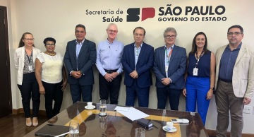 Secretário da Saúde do estado recebe gestores do HC de Botucatu e Famesp para alinhamento orçamentário Secretário da Saúde do estado recebe gestores do HC de Botucatu e Famesp para alinhamento orçamentário