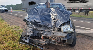 Colisão traseira na SP-300 deixa uma pessoa ferida em São Manuel Colisão traseira na SP-300 deixa uma pessoa ferida em São Manuel