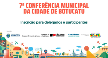 Inscrições abertas para delegados na 7ª Conferência Municipal das Cidades