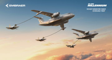 <strong>Embraer apresenta o KC-390 Millennium na ARSAG</strong> <strong>Embraer apresenta o KC-390 Millennium na ARSAG</strong>