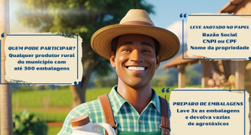 Secretaria de Agricultura fará o 10º Recebimento Itinerante de Embalagens Vazias de Agrotóxicos em Botucatu