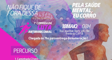 1ª Corrida da Luta Antimanicomial mobiliza Botucatu em prol da saúde mental