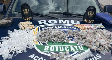 Mais de mil porções de drogas são apreendidas em residencial na zona leste de Botucatu