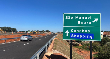 Concessionária libera nova marginal que dá acesso ao Shopping Park Botucatu