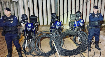 Trio é preso em flagrante por furto de cabos de telefonia em Botucatu