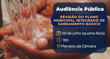 Câmara realiza Audiência Pública sobre o futuro do saneamento básico em Botucatu