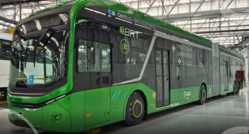 Caio lança eMillennium BRT, ônibus articulado 100% elétrico