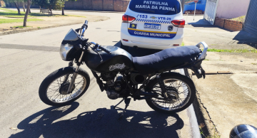 Motocicleta com chassi adulterado é apreendida durante patrulhamento em Botucatu Motocicleta com chassi adulterado é apreendida durante patrulhamento em Botucatu