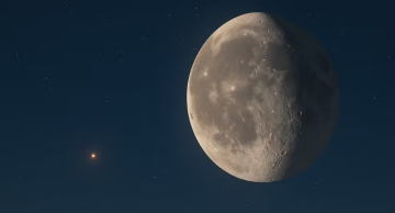 Marte vai brilhar ao lado da Lua nesta segunda (28); veja como observar
