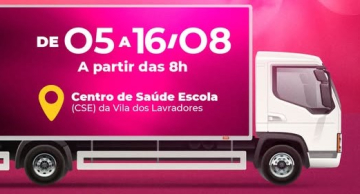 Carreta para exames de mamografia atenderá de 5 a 16 de agosto em Botucatu