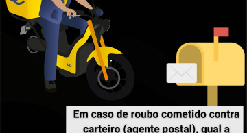 Em caso de roubo cometido contra carteiro (agente postal), qual a responsabilidade dos Correios?