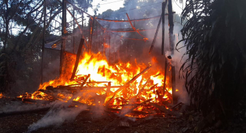 Incêndio atinge barracão na Vila Ema em Botucatu