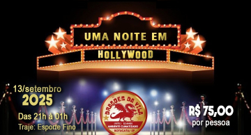 ABAR promove baile temático “Uma Noite em Hollywood” em Botucatu
