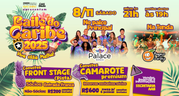 Tradicional Baile do Caribe AAB 2025 será no dia 08/11 Tradicional Baile do Caribe AAB 2025 será no dia 08/11