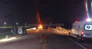 Colisão frontal deixa motorista morto na Marechal Rondon em Conchas