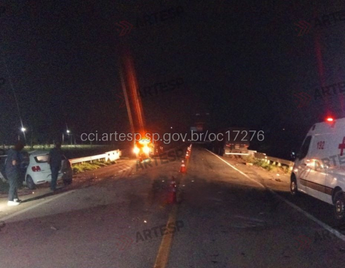 Colisão frontal deixa motorista morto na Marechal Rondon em Conchas