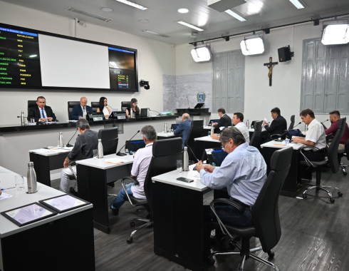 Câmara realiza sessão extraordinária nesta sexta-feira para votar mudanças no Regimento Interno e na Lei Orgânica