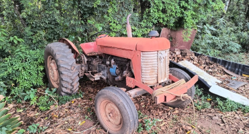 Operação da Polícia Civil recupera trator furtado na zona rural de Itatinga