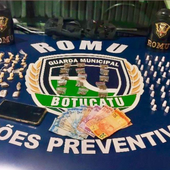 ROMU da GCM apreende dois adolescentes por tráfico de drogas durante patrulhamento