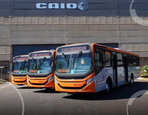 Caio fornece ônibus Apache Vip V para modernização do transporte coletivo de Brasília