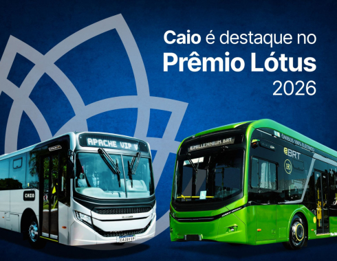 Caio é eleita pela 12ª vez a melhor marca de carroceria urbana do país no Prêmio Lótus