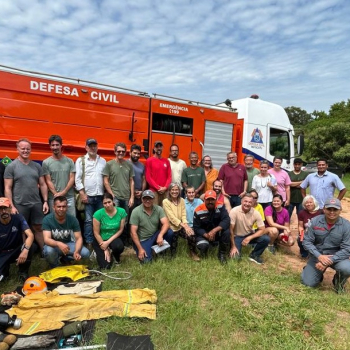Defesa Civil e Bombeiros realizam treinamento de Brigada de Incêndio em Botucatu