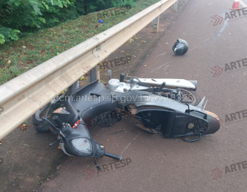 Motociclista morre após colisão na SP-255 em Barra Bonita