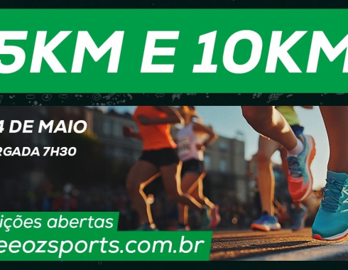 BeeOz Sports 2026 terá corrida de 5 km e 10 km em Botucatu no dia 24 de maio