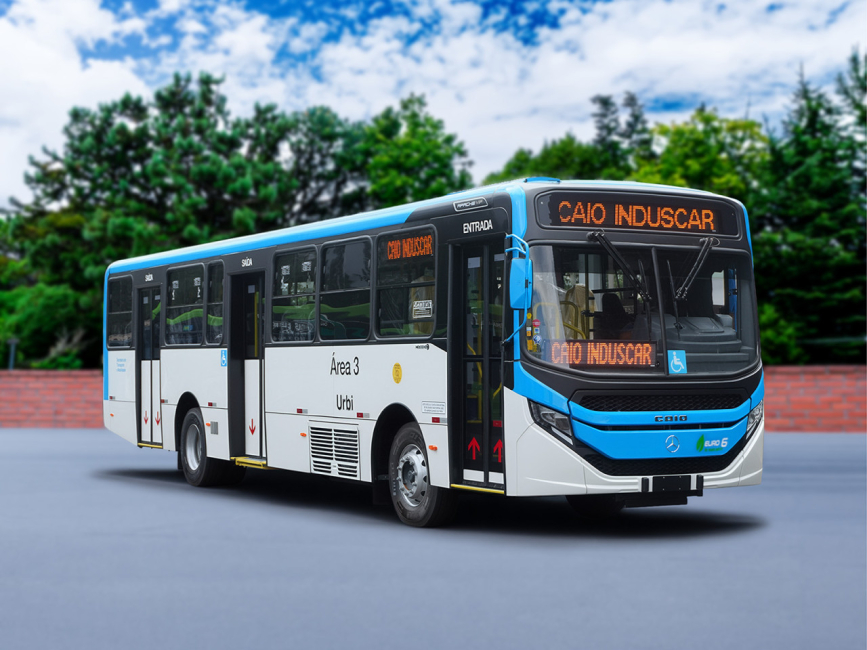 Caio produz 64 ônibus Apache Vip V para renovação da frota de transporte público de Brasília
