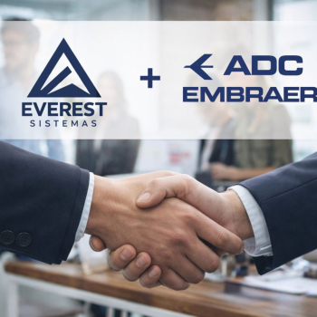 Empresa Everest Sistemas fecha parceria com ADC Embraer e leva inovação para gestão empresarial