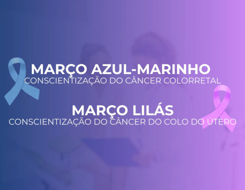 Botucatu promove campanhas Março Azul-Marinho e Março Lilás para prevenção de câncer